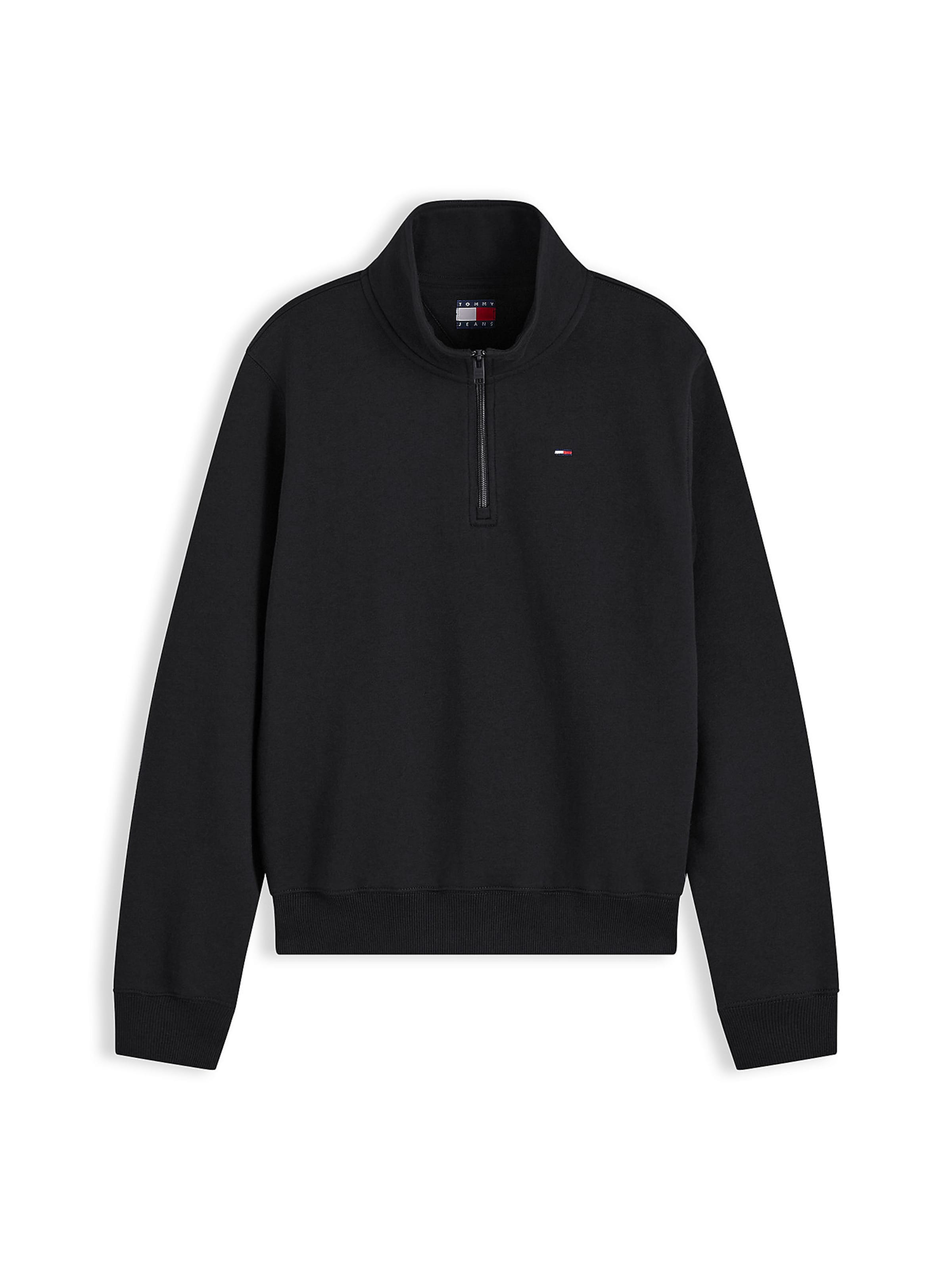 Tommy Jeans - Sudadera en negro: frente