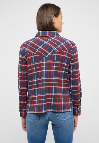 MUSTANG Bluse 'Bignell' in Blau