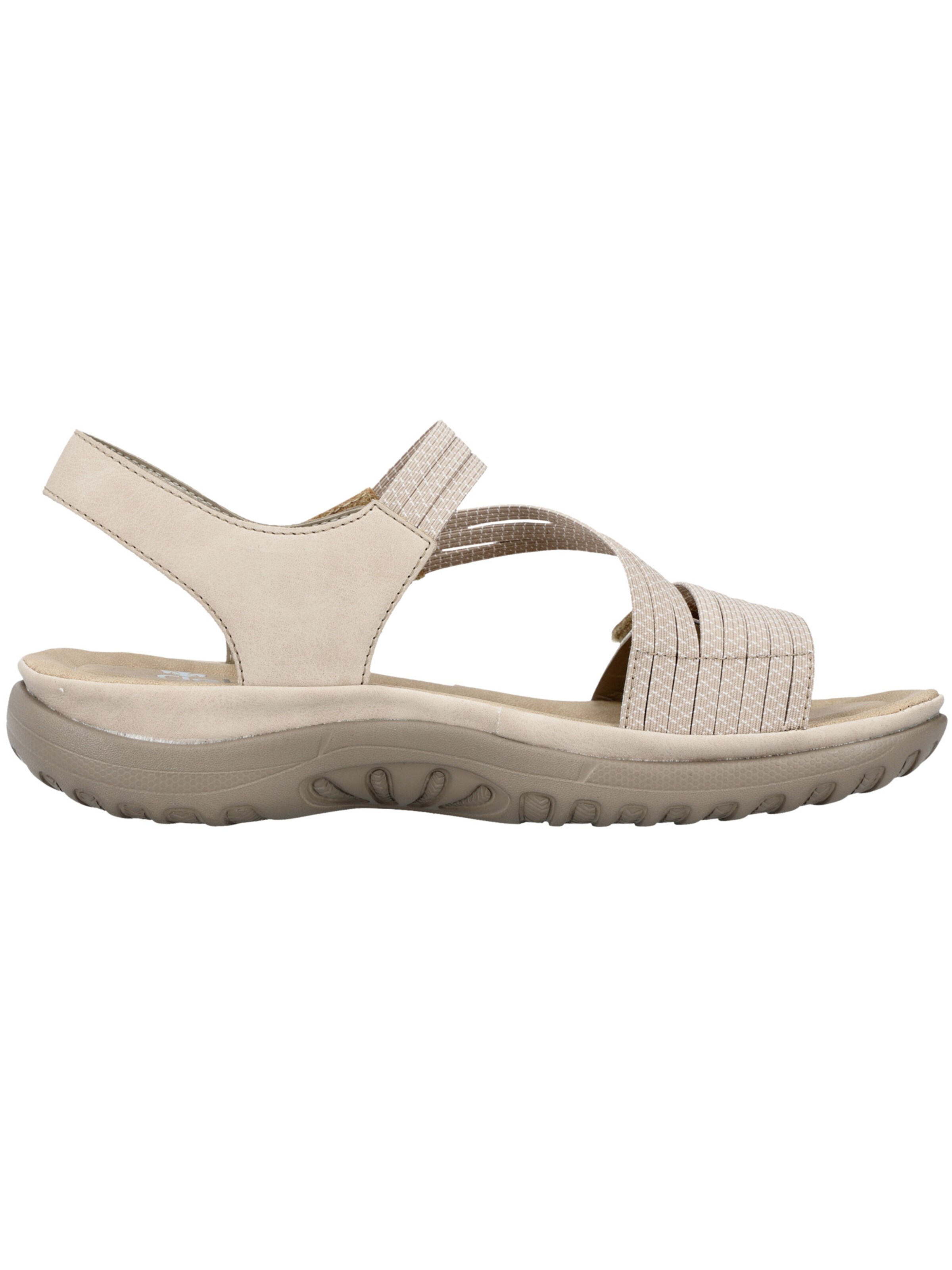 Sandale cu baretă de la Rieker pe bej