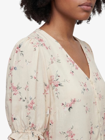 PIECES Blus 'PCBOSELLA' i beige