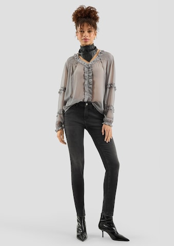 QS Skinny Jeans 'Sadie' in Grau