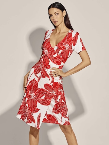 Robe MADELEINE en rouge : devant
