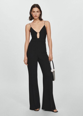 MANGO Jumpsuit 'Dream' in Zwart: voorkant