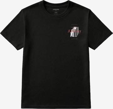 UNIQVIBE Shirt in Zwart: voorkant