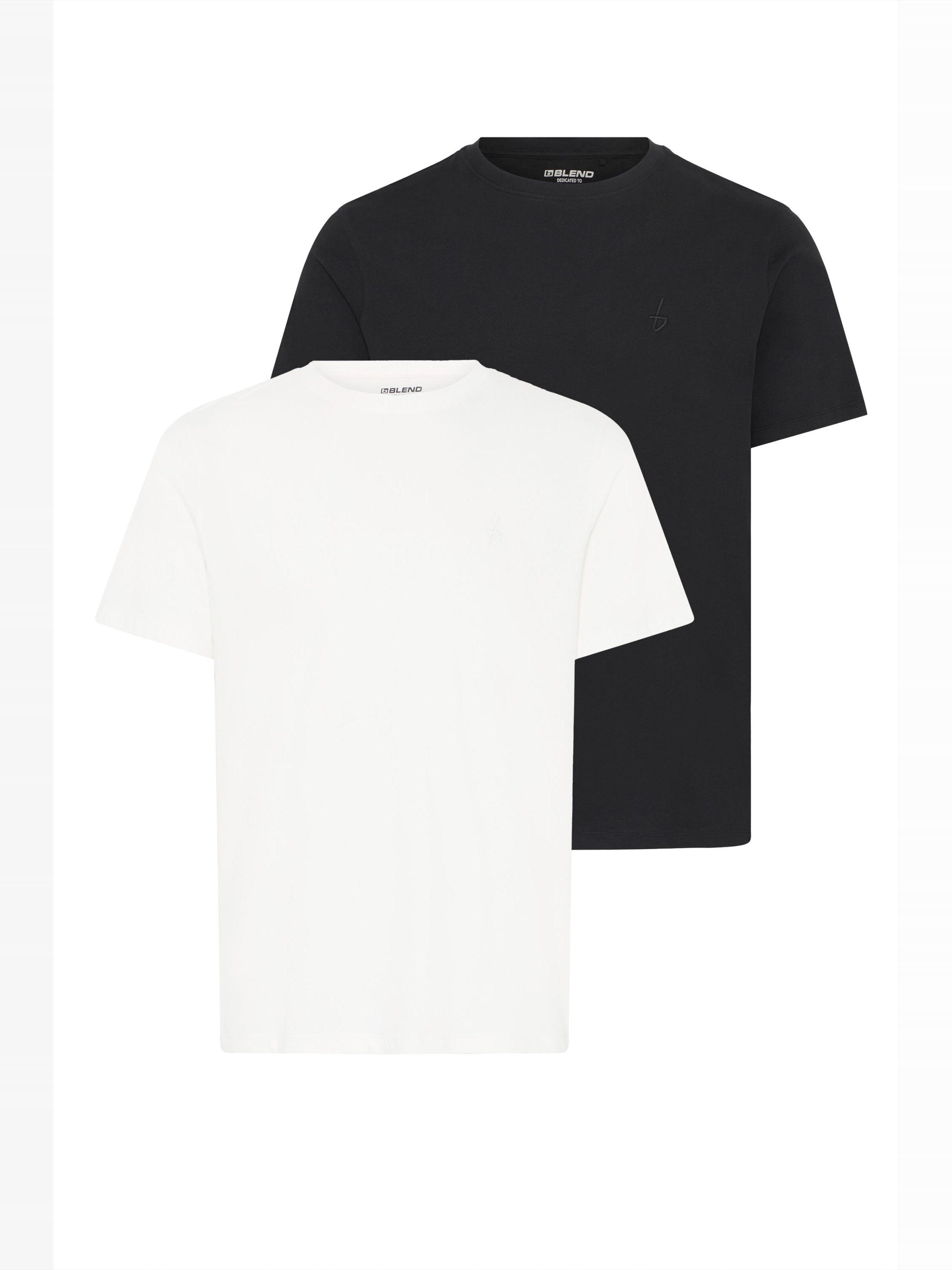 BLEND - Camisa ' BHEbal 2 PACK ' em branco: frente