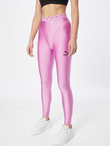 PUMA Skinny Legíny 'Dare To' – pink: přední strana