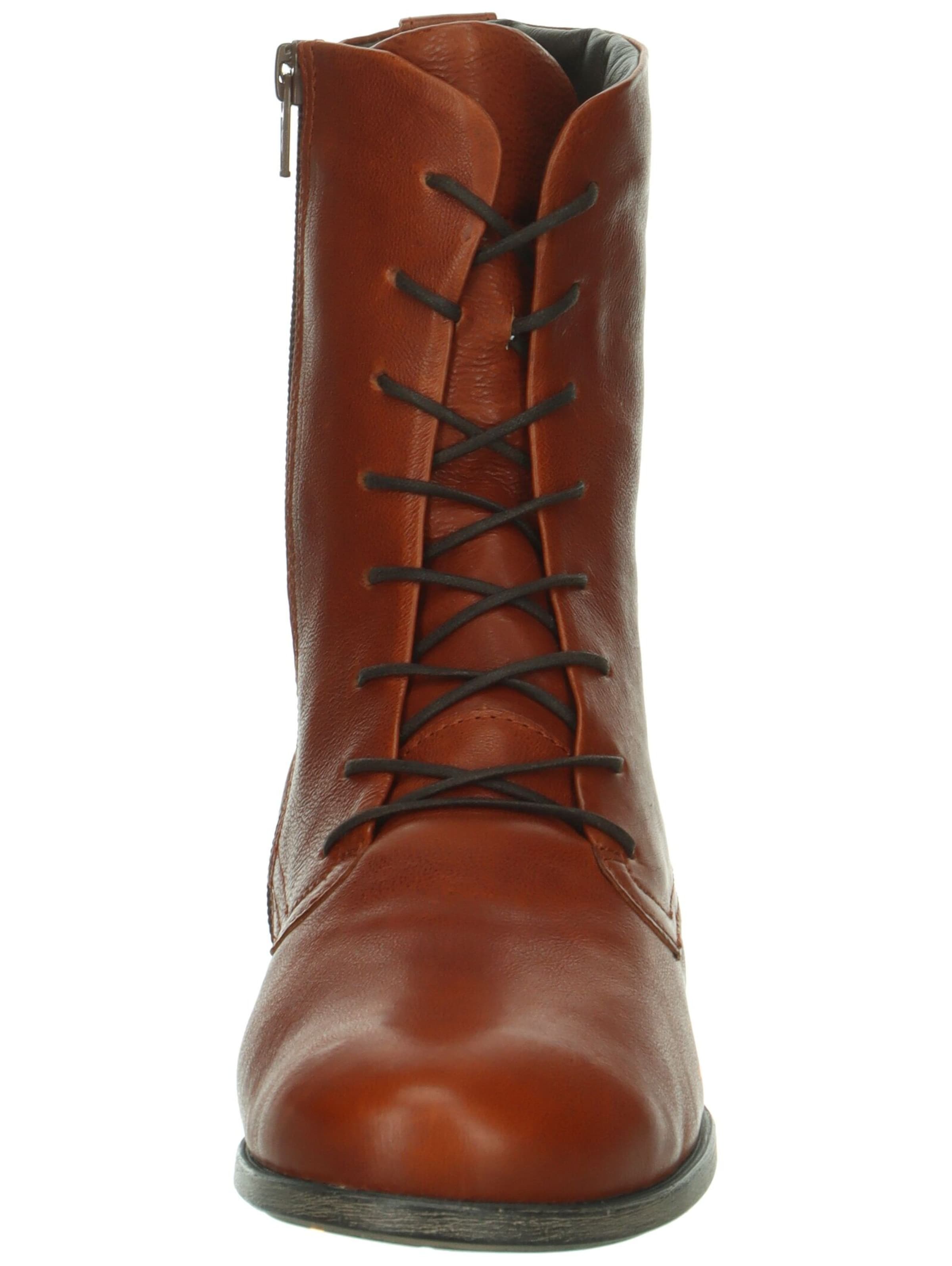 THINK! Schnürstiefelette in Braun