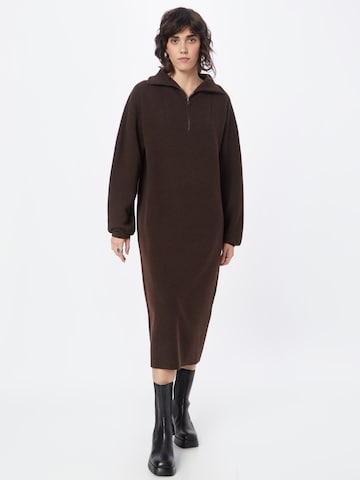 DRYKORN Knitted dress 'PINAI' in Brown: front