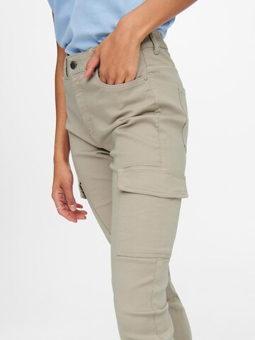 JDY Skinny Cargo trousers 'Lara' in Grey