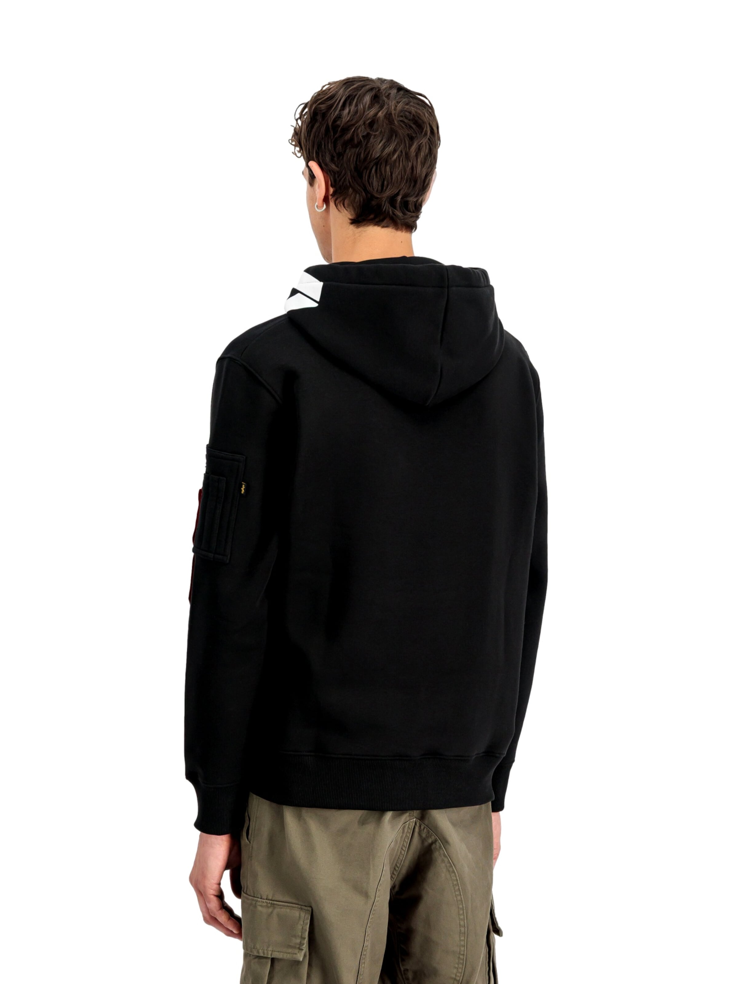 ALPHA INDUSTRIES - Sudadera en negro