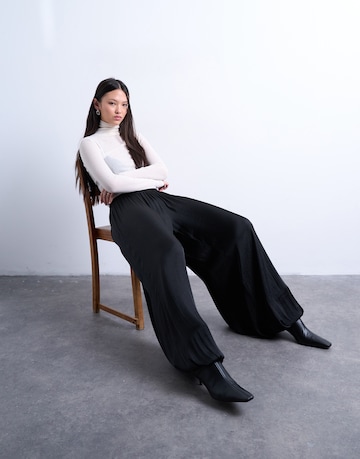 TOPSHOP Tapered Broek 'GRACE' in Zwart