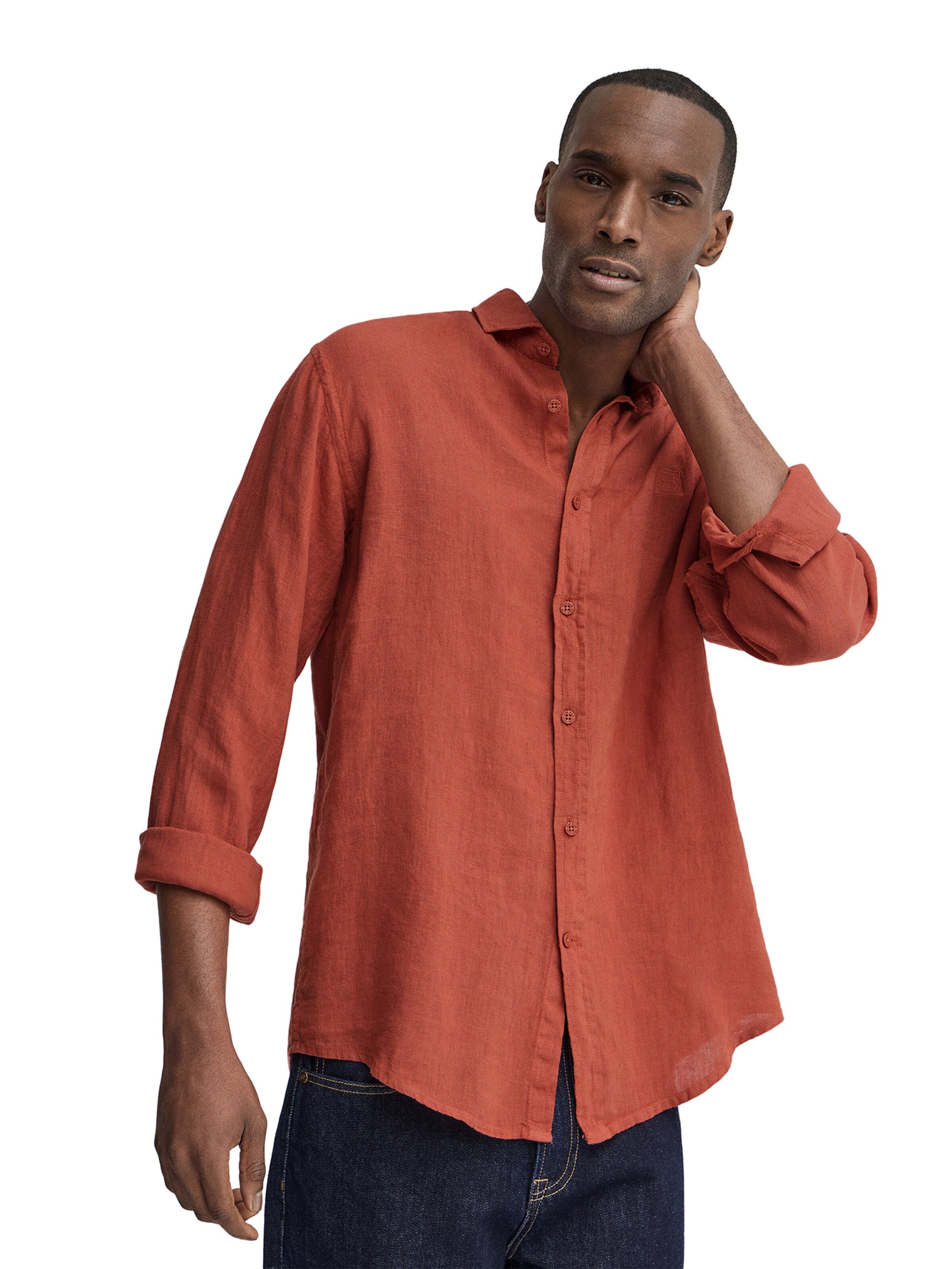Polo Club Regular Fit Hemd in Rot: Vorderseite