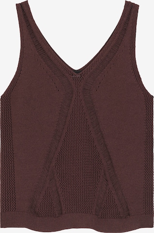 BOSS Knitted Top in Brown: front