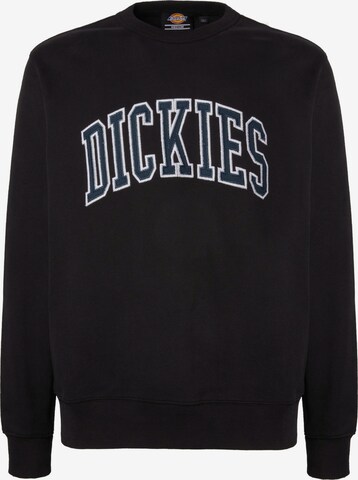 DICKIES Sweatshirt 'Aitkin' in Schwarz: predná strana