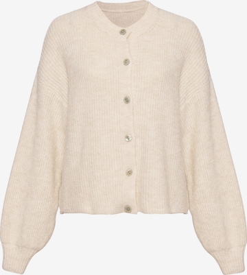 Lilavie Strickjacke ' Lorii ' in Beige: Vorderseite