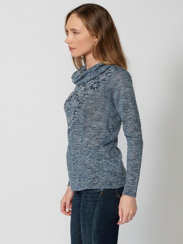 Pull-over KOROSHI en bleu