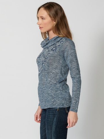 Pull-over KOROSHI en bleu