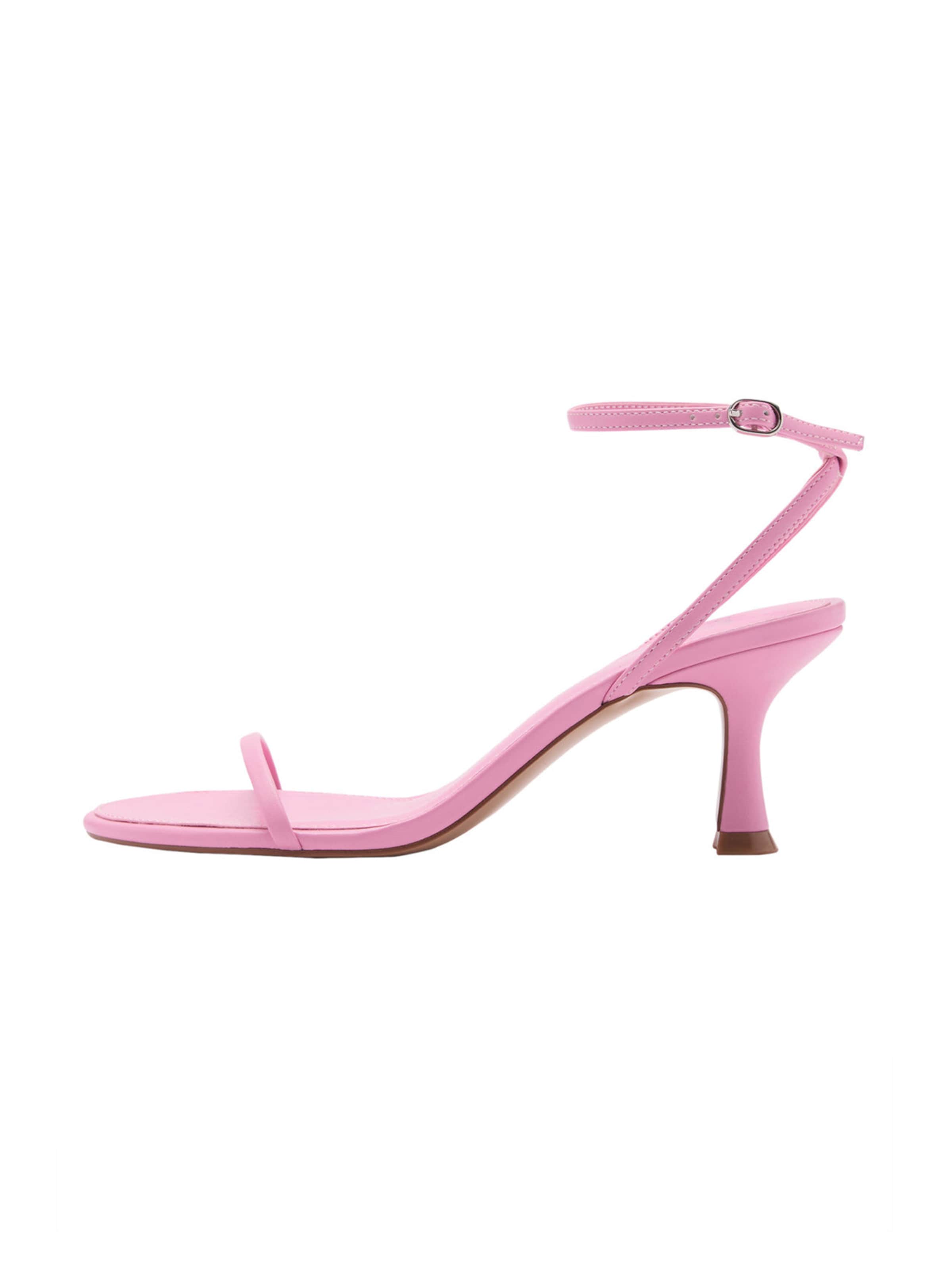 MANGO Pántos szandál 'Flo' - rózsaszín: elől