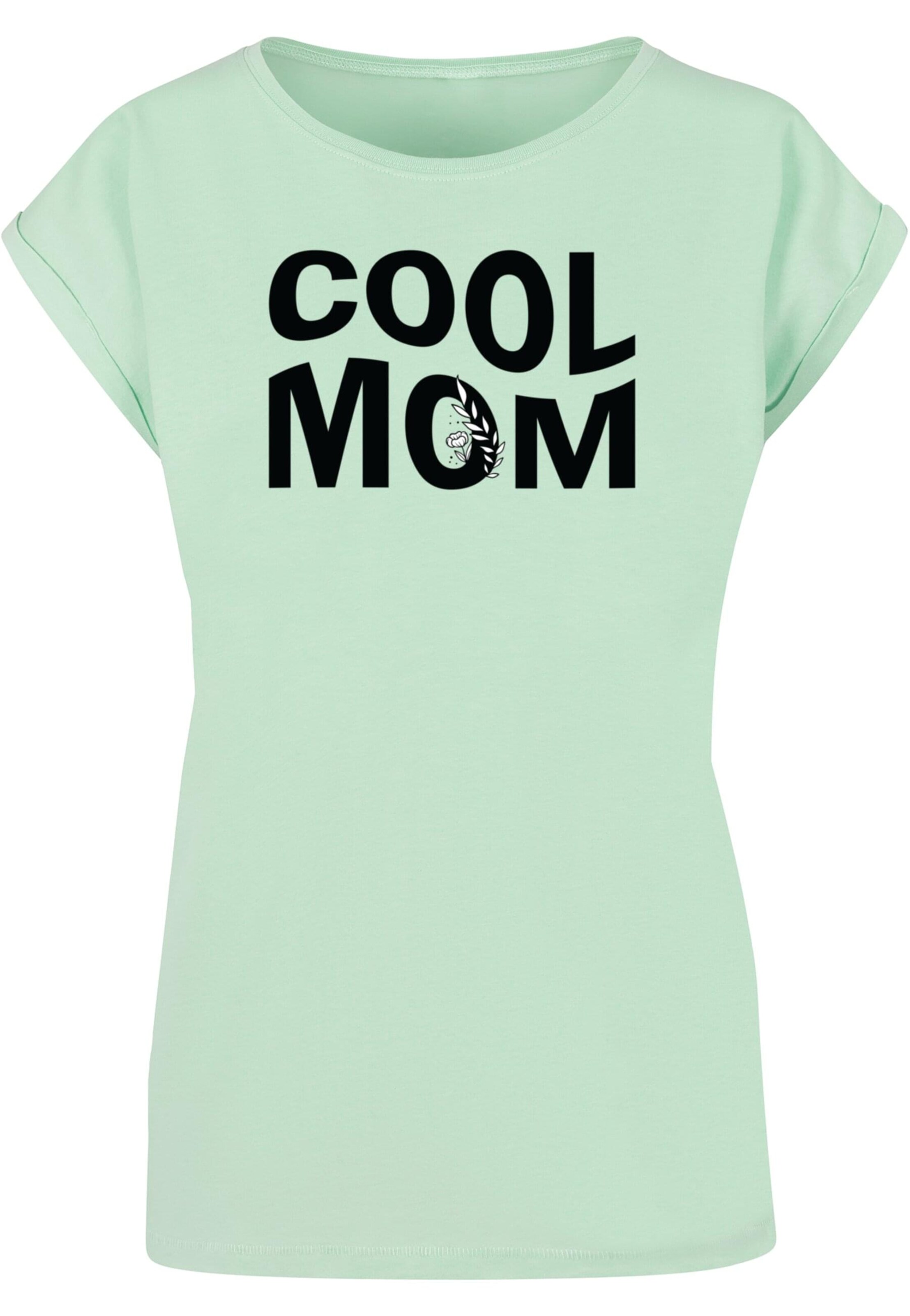 Merchcode Shirt 'Mothers Day - Cool Mom' in Green: front