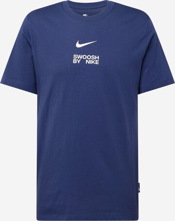 Nike Sportswear Koszulka 'BIG SWOOSH' w kolorze niebieski: przód