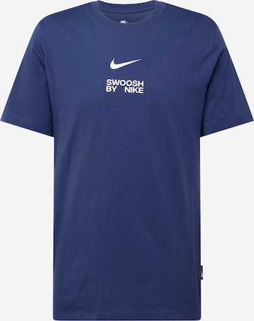 Nike Sportswear T-Shirt 'BIG SWOOSH' in Blau: predná strana