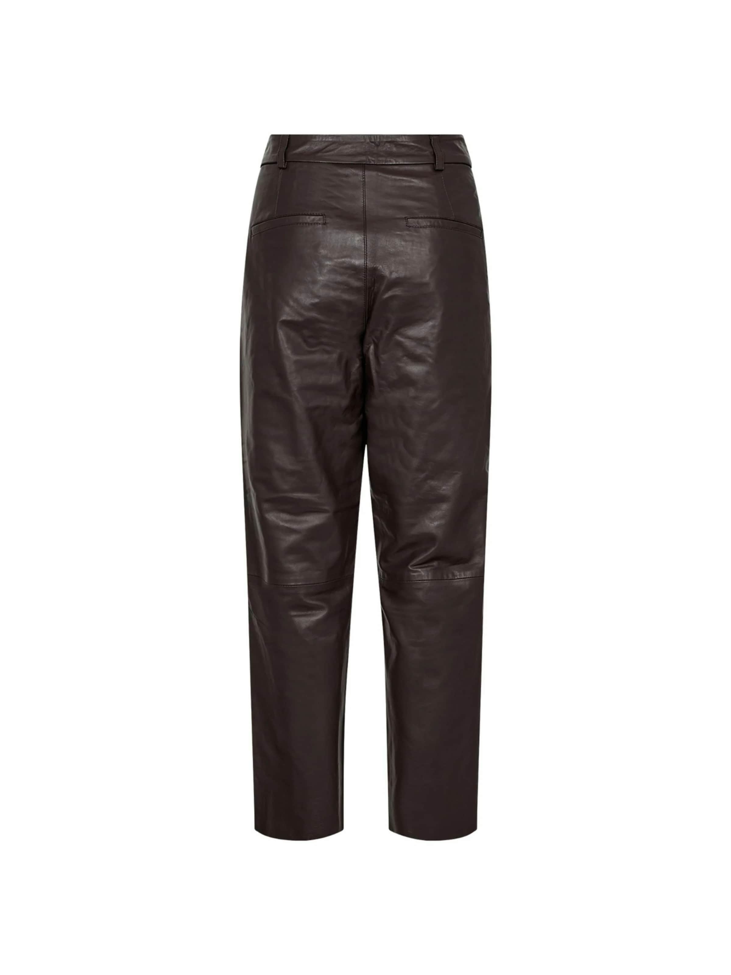 Ivy Copenhagen Regular Housut 'Ali' värissä ruskea