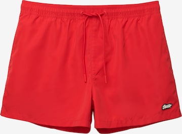 Pull&Bear Badeshorts i rød: forside