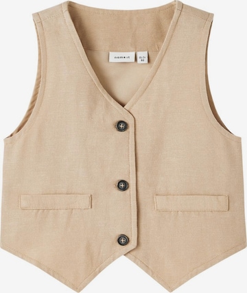 Gilet NAME IT en beige : devant