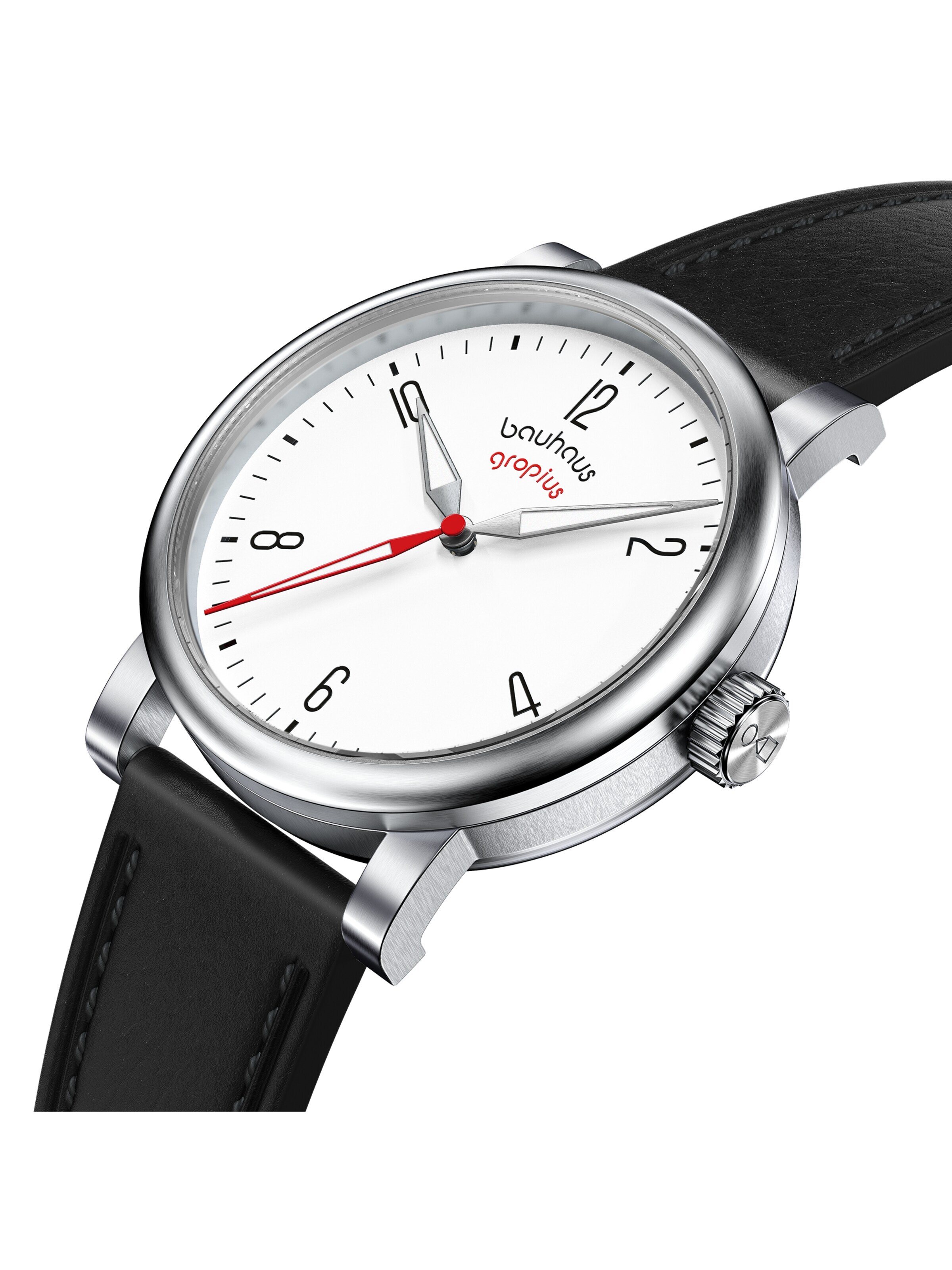 WALTER GROPIUS Analog Watch 'KONTUR' in White