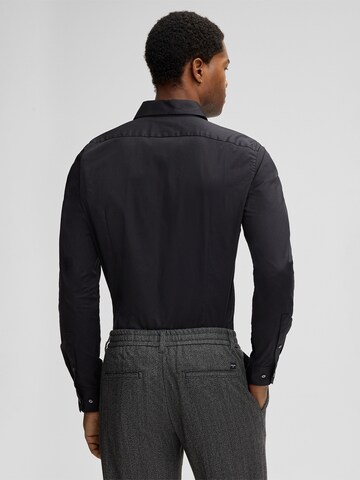 Coupe slim Chemise 'Stan' STRELLSON en noir