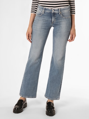 Cambio Wide leg Jeans 'Tess' in Blue: front