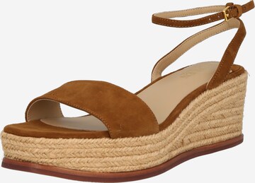 Lauren Ralph Lauren Sandaler 'LEONA' i brun: forside