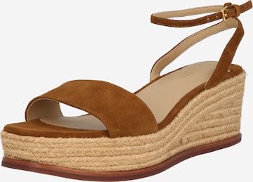 Lauren Ralph Lauren Sandals 'LEONA' in Brown: front