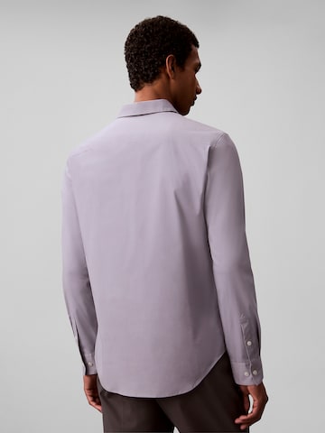 Calvin Klein Slim fit Button Up Shirt in Grey