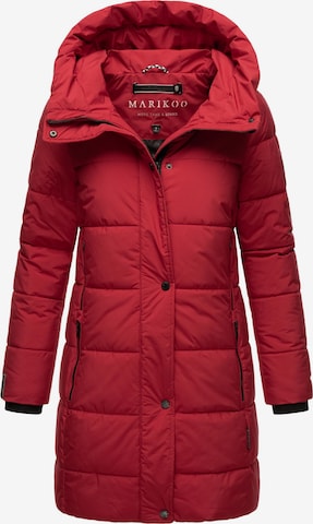 MARIKOO Winter coat 'Karumikoo XVI' in Red