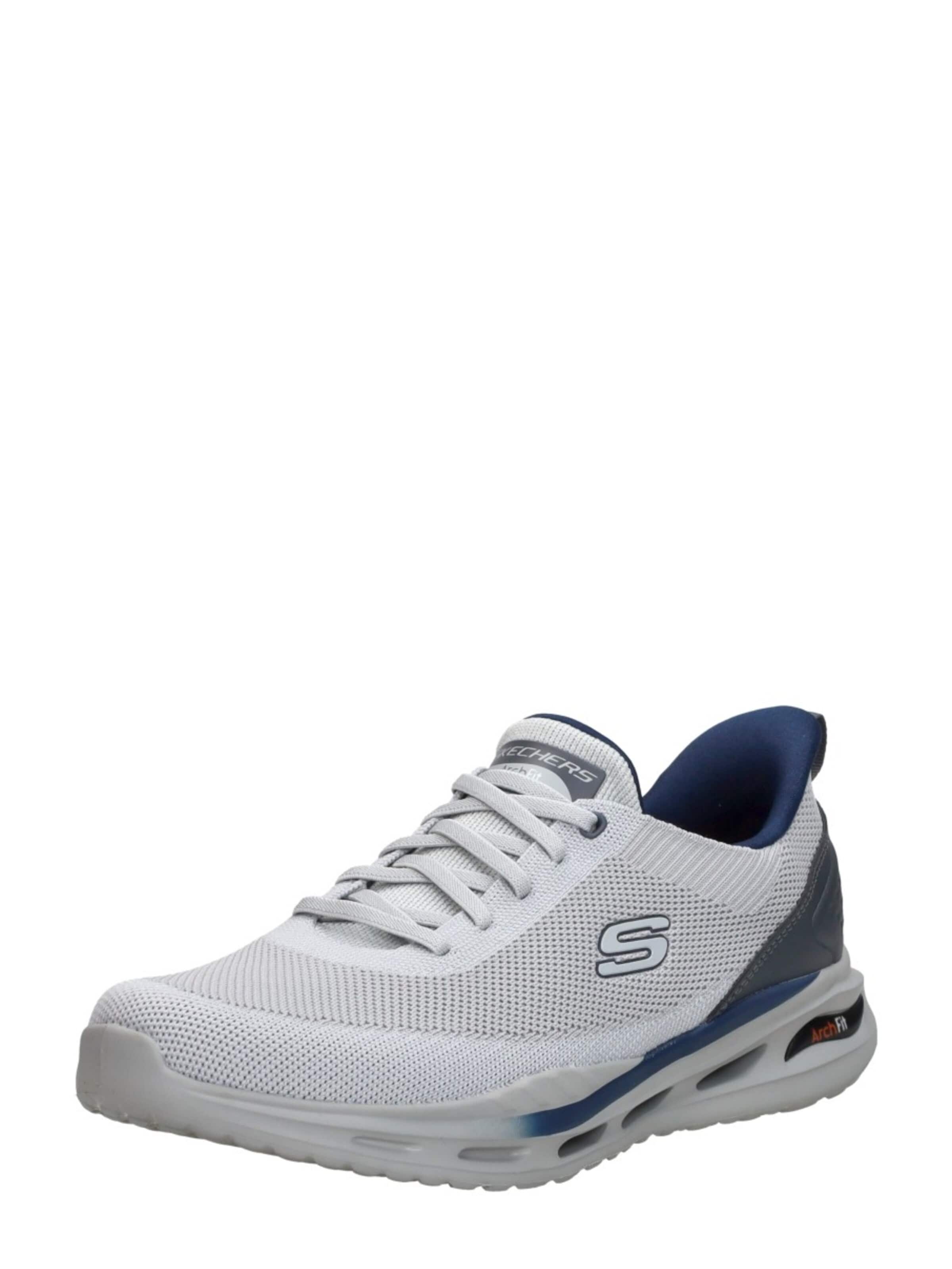 SKECHERS Sneakers laag 'Slip-Ins: Relaxed Fit' in Grijs