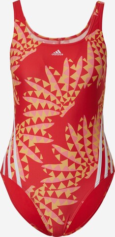 Bustier Maillot de bain sport 'Farm Rio' ADIDAS SPORTSWEAR en rouge : devant