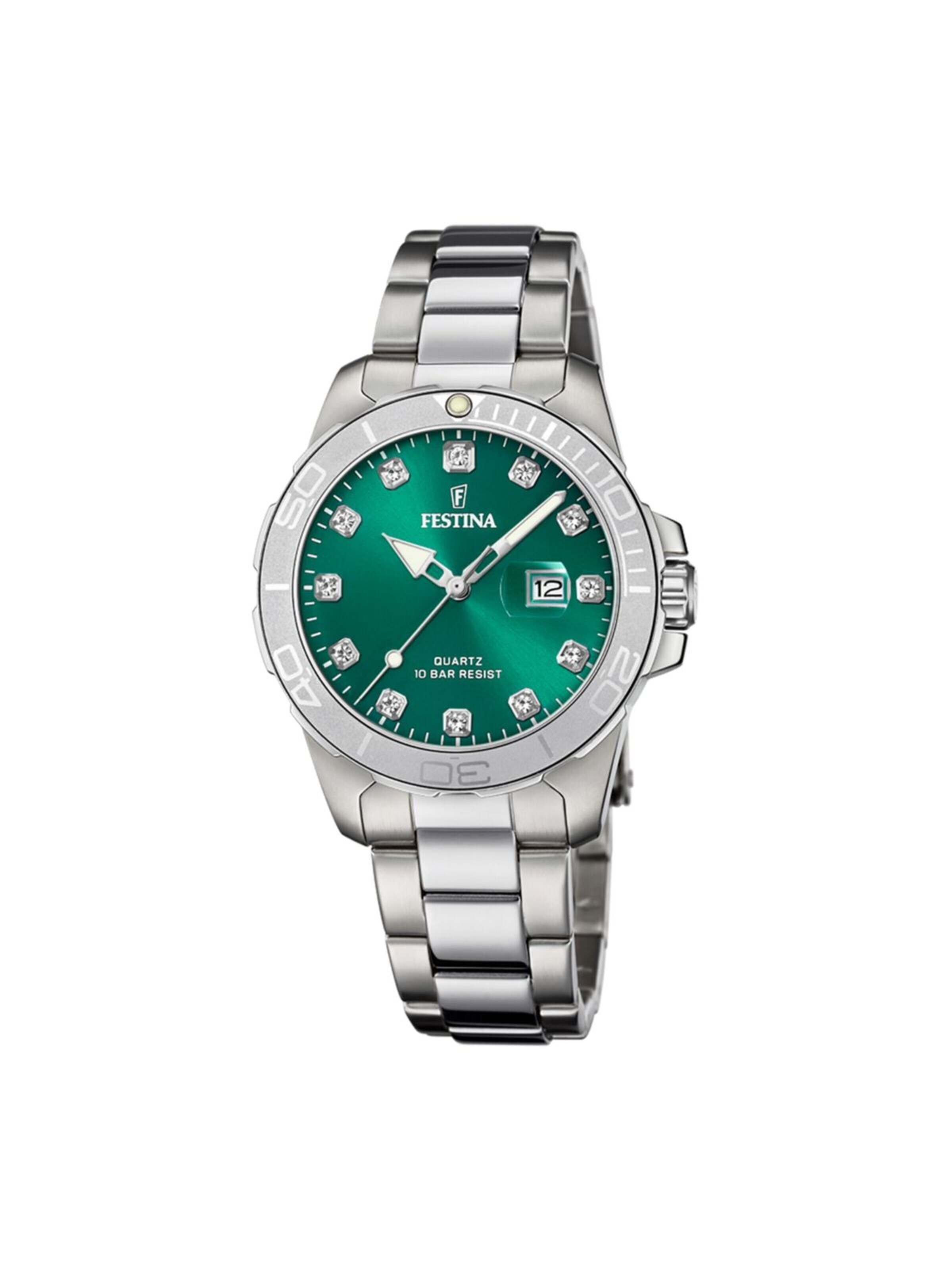 Montre à affichage analogique 'Boyfriend Collection' FESTINA en vert : devant