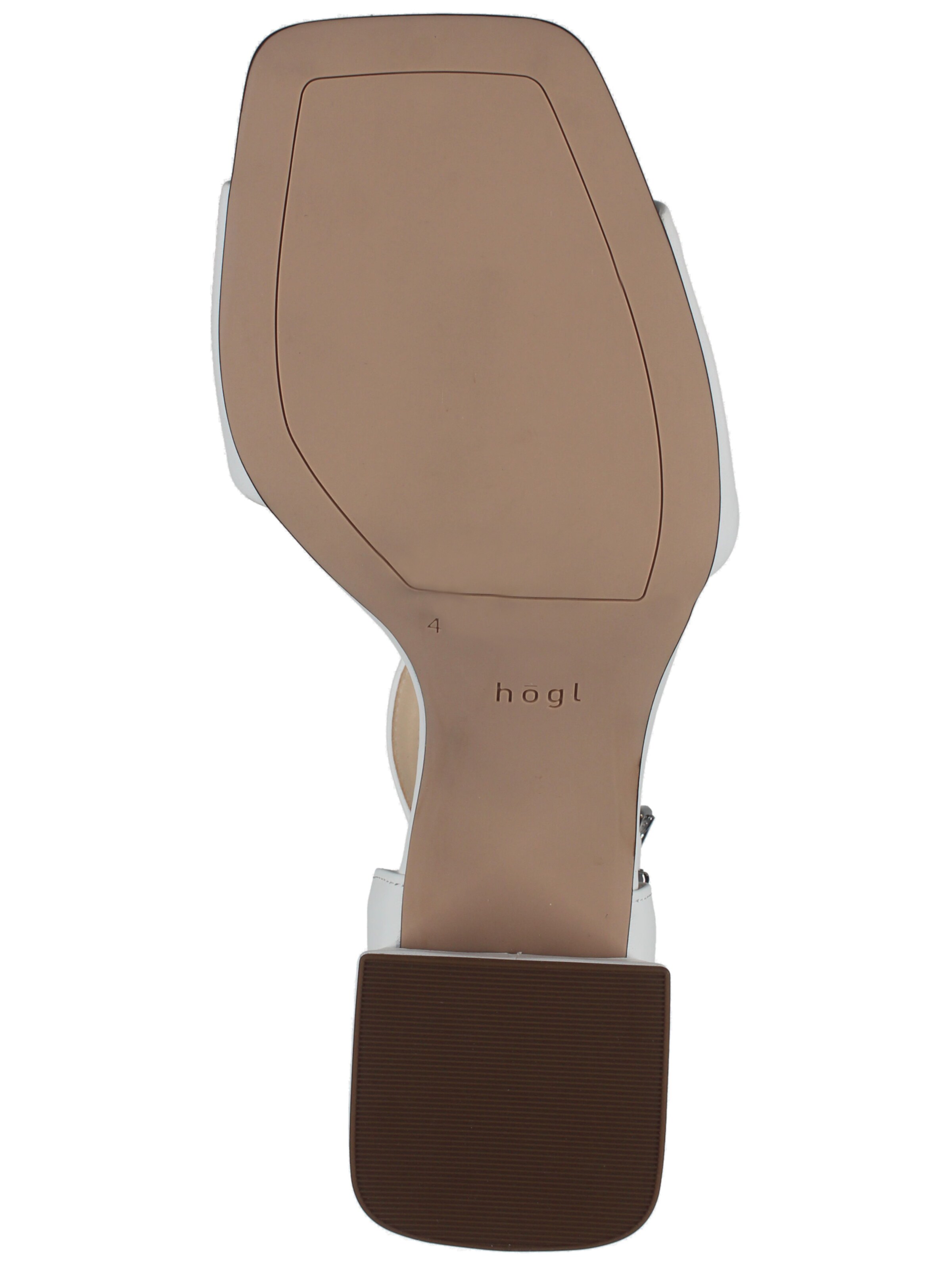 Sandalo con cinturino 'Beatrice' di Högl in bianco