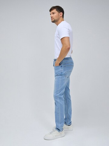 Salsa Jeans Slimfit Hosen 'Jogger' in Blau