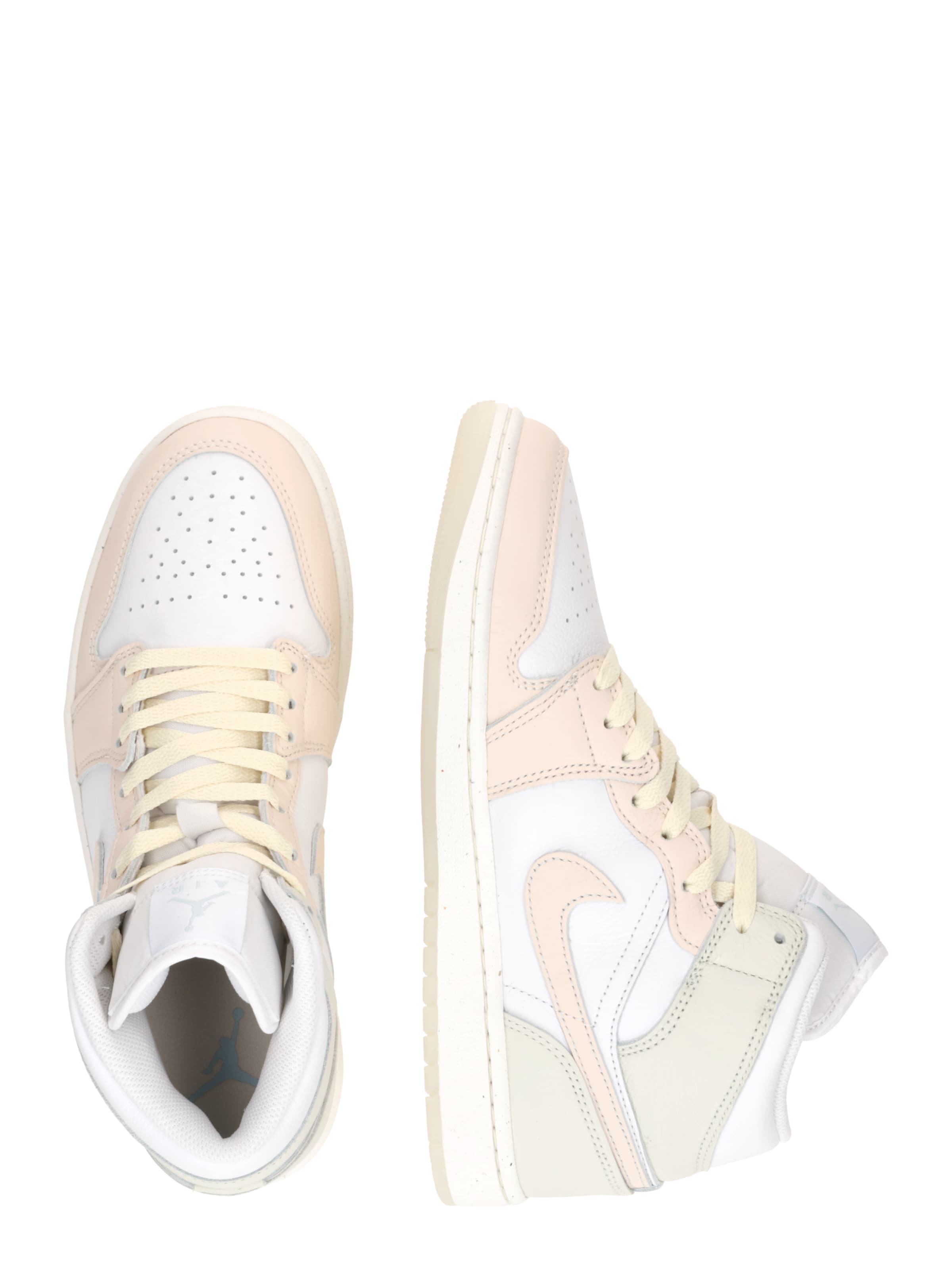 Jordan Кроссовки на платформе 'Air Jordan 1' в Белый