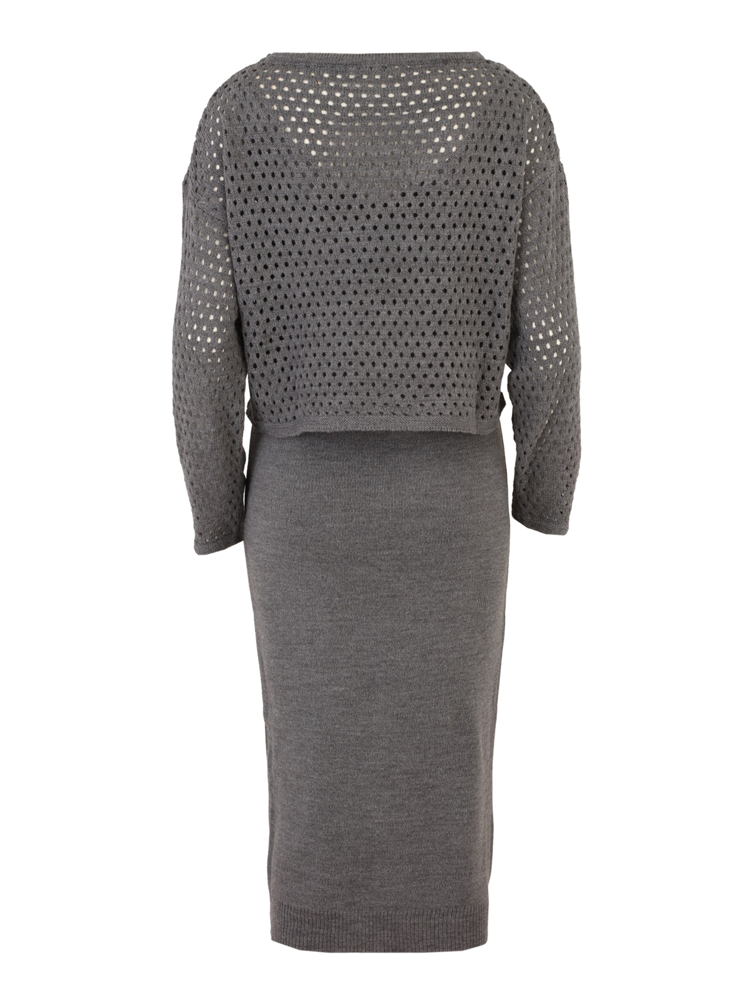 LOVE2WAIT Gebreide jurk in Grijs