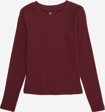 T-Shirt GAP en rouge : devant