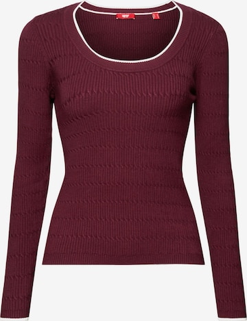 ESPRIT Sweater in Purple: front