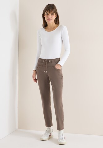 CECIL Слим Штаны 'Tracey' в Коричневый