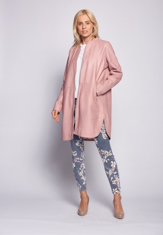 Maze Between-Seasons Coat '420-20-40' in Pink