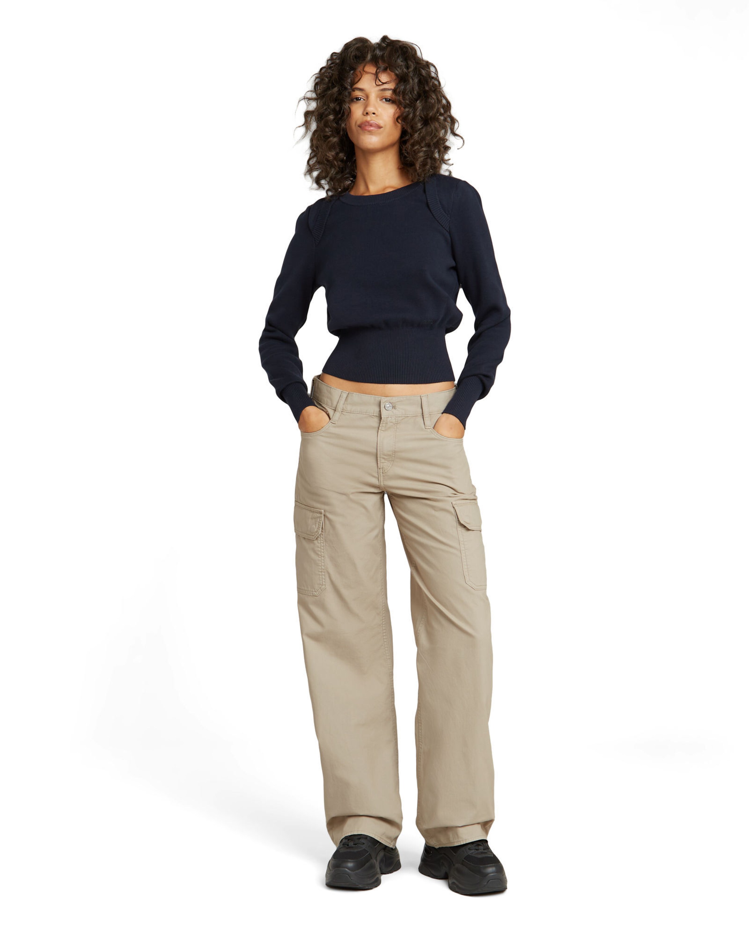 G-STAR Loosefit Hose 'Judee' in Beige