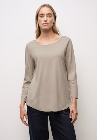 STREET ONE Shirt in Beige: Vorderseite