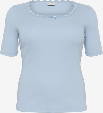 KAFFE CURVE - Camisa 'KCbritt' em azul: frente
