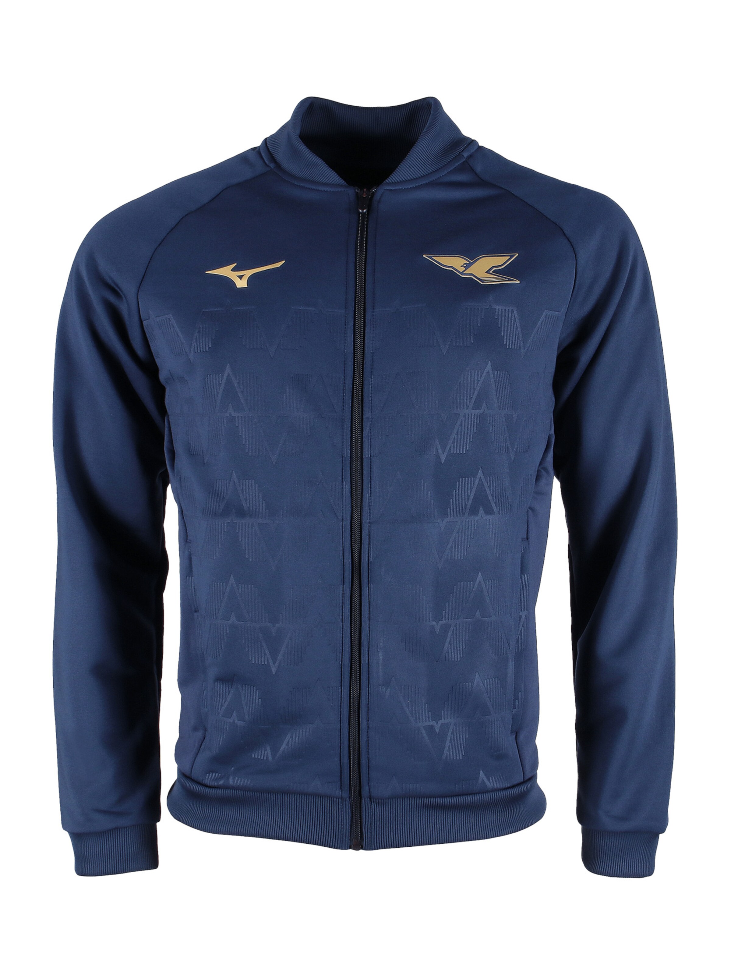 MIZUNO Trainingsjacke 'Lazio Rom 125th Anniversary' in Blau: Vorderseite
